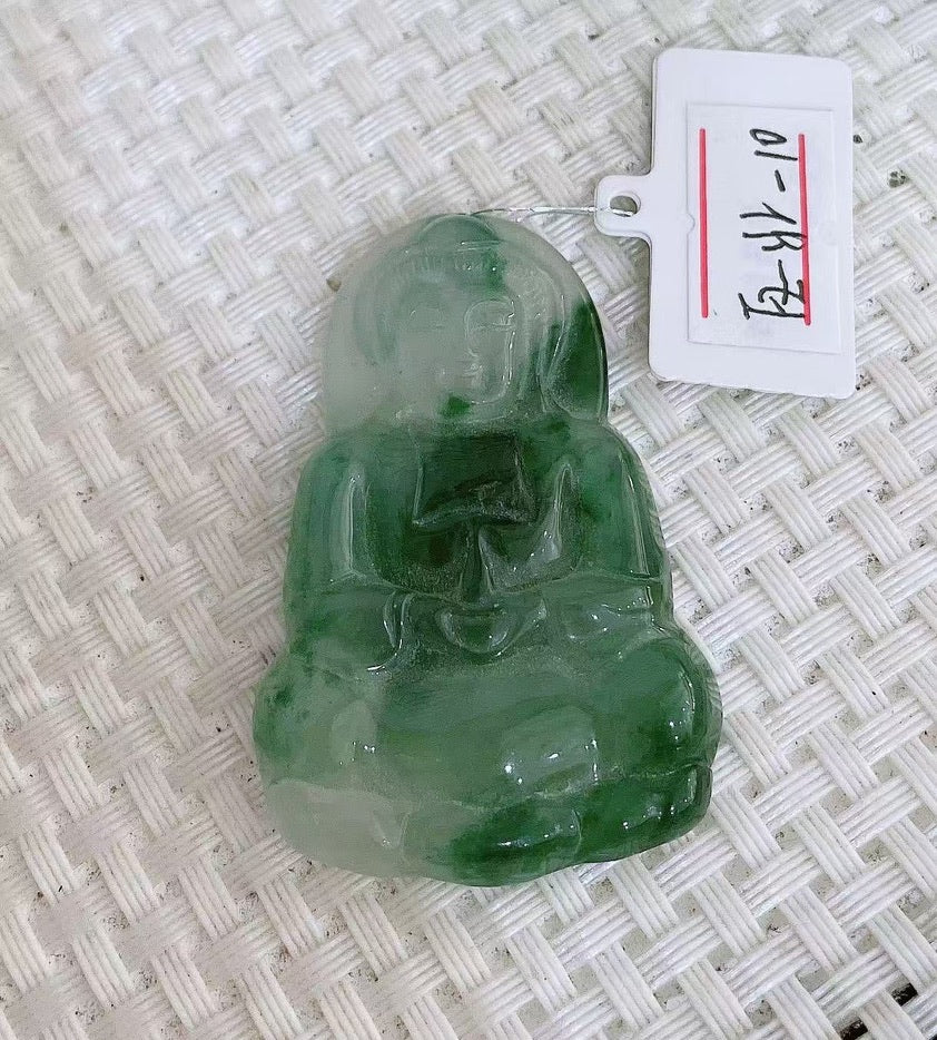 Guan Yin ( Nature Green Jade)